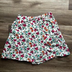 White Stag White Floral Skort